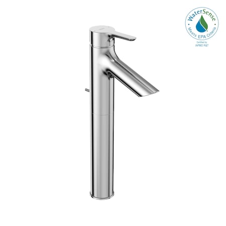 Toto Faucet, Single Lav, Lb(L) 1.2 GPM Chrome Plated TLS01307U#CP